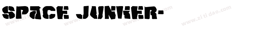 Space Junker字体转换
